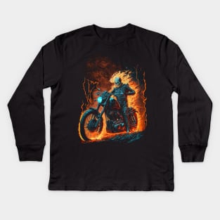 Ghost Rider Kids Long Sleeve T-Shirt